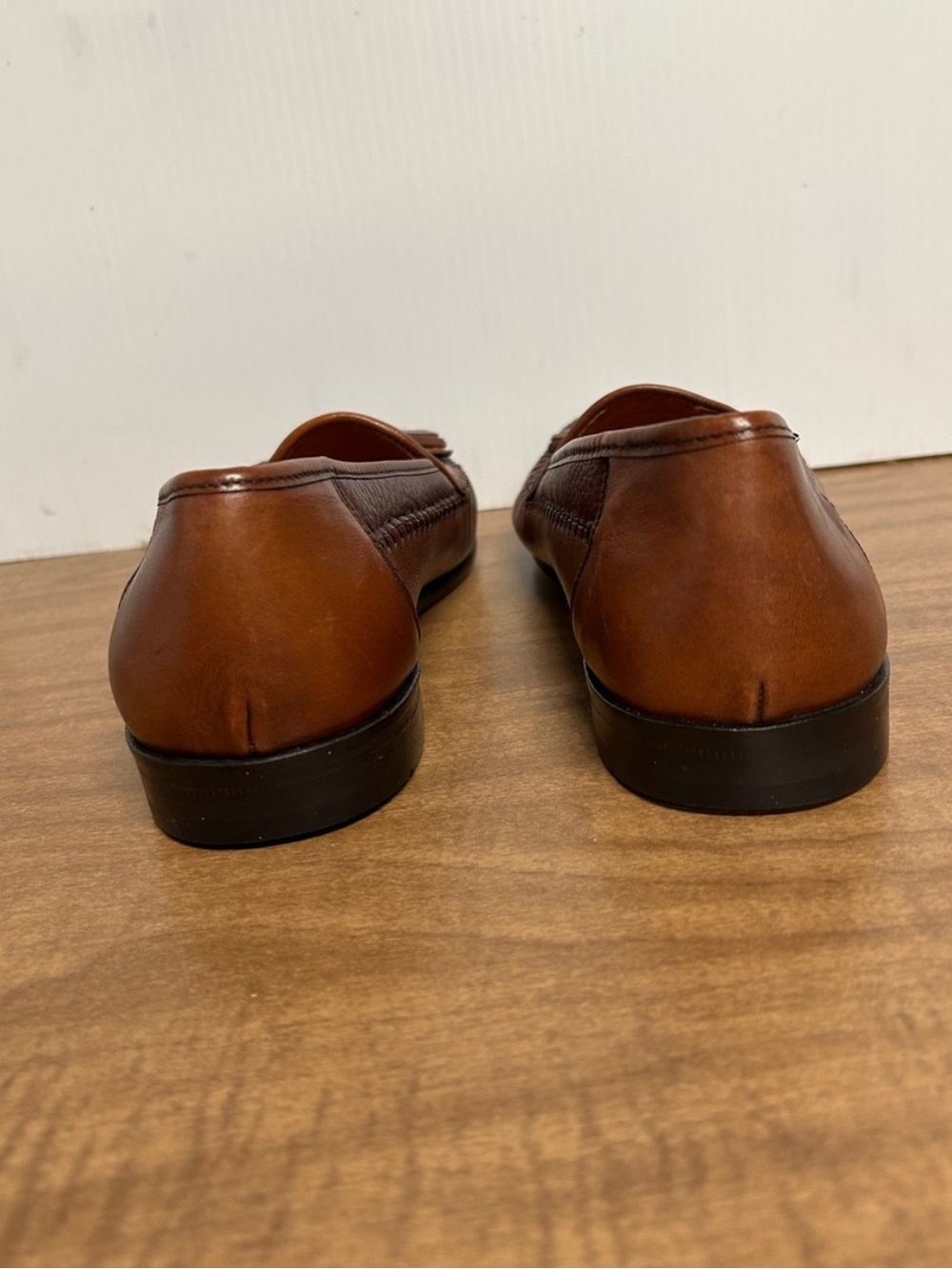 Brass Boot Handmade Leather Tassel Loafers Brown Men's 8.5 M Shoes Academia
O - Picture 5 of 17